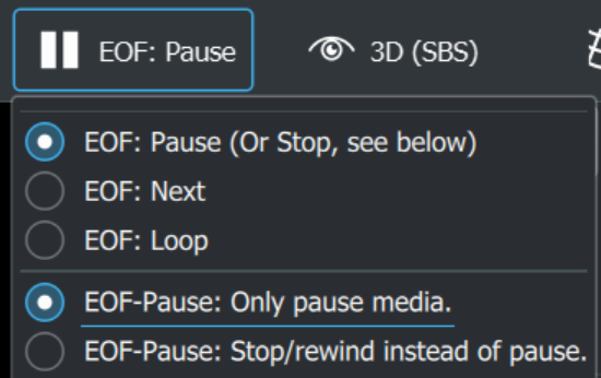 End of File Mode Control