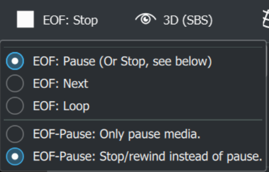 Stop instead of Pause