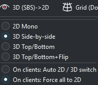 Stereoscopic Mode Force 2D