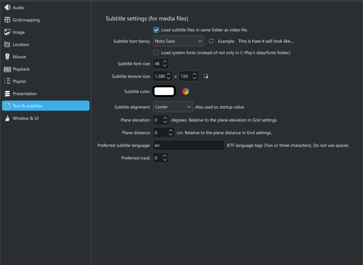 User Interface