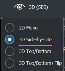 Stereo Mode UI